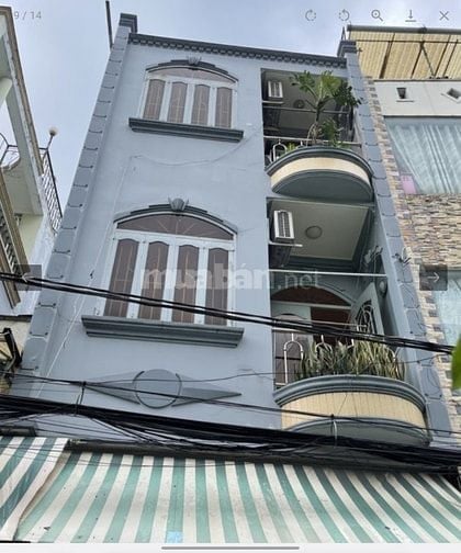 Bán nhà mặt tiền hẻm 8m Dương Bá Trạc Q8 dt 4,5x9m 3 tầng chỉ 7,5 tỷ