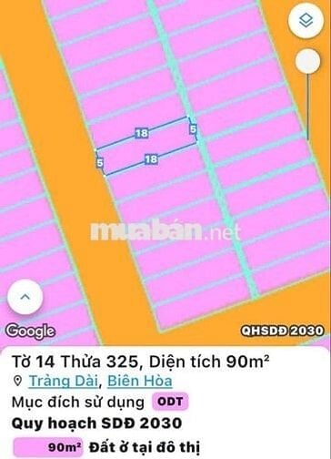 Bán đất Khu Dân Cư VIP Phú Gia 1 Phường Trảng Dài, Biên Hòa,Đồng Nai