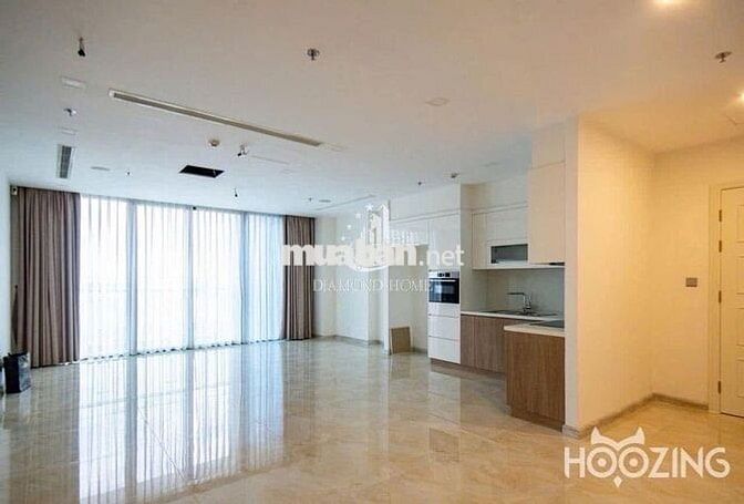 Vin Bason 3PN view sông, diện tích lớn 126m nhà cơ bản chỉ 36tr/tháng