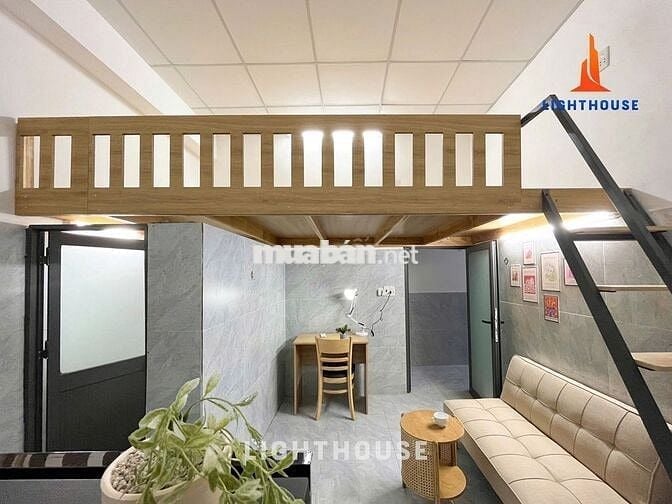 Cho thuê căn hộ gác lửng 25m2 ngay ĐH Văn Lang, ĐH Công Nghiệp