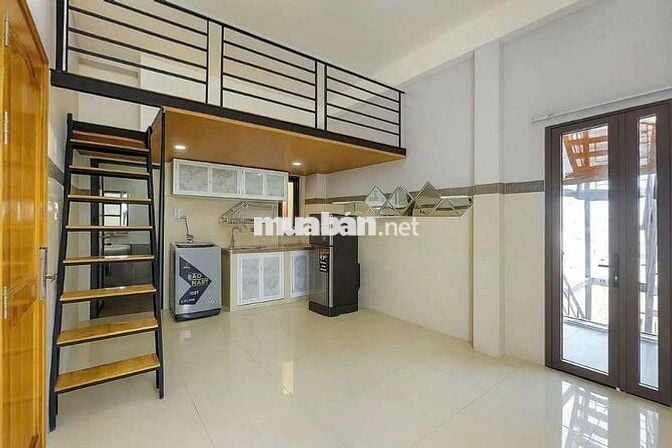 Trống sẵn duplex rộng full nội thất máy giặt riêng, gần Lotte TDT RMIT