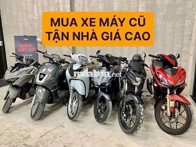 THU MUA XE MÁY CŨ TẬN NHÀ, NHANH, THANH TOÁN 1 LẦN