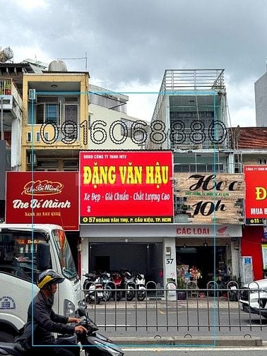 BÁN NHÀ MẶT TIỀN : 57 HOÀNG VĂN THỤ - P. 15 - Q. PHÚ NHUẬN - TPHCM