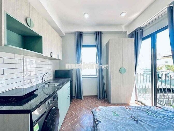 CĂN STUDIO BAN CÔNG THOÁNG, MÁY GIẶT RIÊNG, GẦN CHỢ BÀ CHIỂU