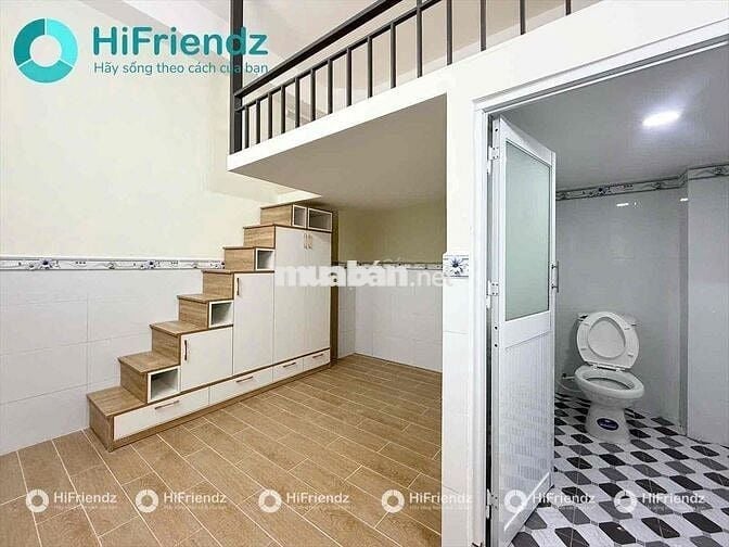 CĂN HỘ CÓ GÁC NỘI THẤT CƠ BẢN NGAY TẦNG TRỆT TUYẾN ĐƯỜNG PVC