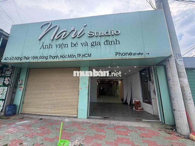 cho thuê mặt bằng 220m2 mặt tiền đường Đặng Thúc Vịnh, Hóc môn
