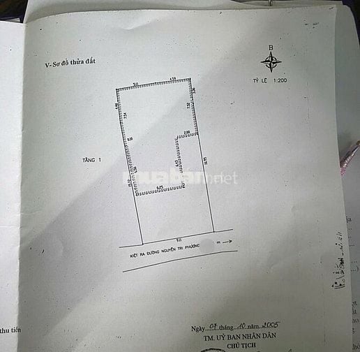 DT:192M ngang 9M2,bán đất tặng nhà đường Đặng Thùy Trâm nhỉnh 9 tỷ
