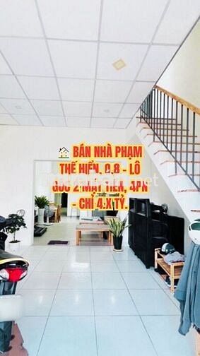 🏠 BÁN NHÀ PHẠM THẾ HIỂN, Q.8 - LÔ GÓC 2 MẶT TIỀN, 4PN - CHỈ 4.X TỶ.