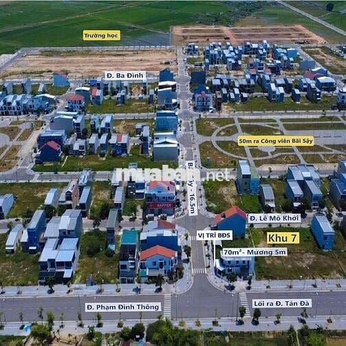 🚨 Siêu phẩm đất mặt tiền Bãi Sậy - cạnh lô góc Phan Đình Thông, Khu vự
