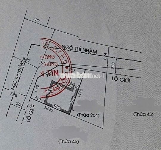 Lô đất 2 MT đầu dốc view thoáng - đường Ngô Thì Nhậm -trung tâm Đà Lạt