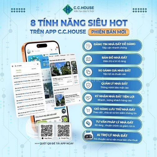 APP BẤT ĐỘNG SẢN C.C.HOUSE – MUA BÁN & CHO THUÊ NHÀ ĐẤT CỰC DỄ!