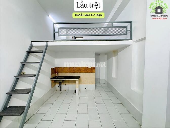 PHÒNG GÁC RỘNG, LẦU TRỆT, KỂ BẾP GẦN NGAY LOTTE MART Nguyễn Văn Lượng