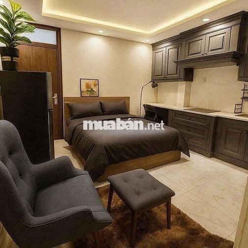Cozy Penthouse Full Nội thất gỗ cao cấp, ban công bự, bếp rộng to đẹp