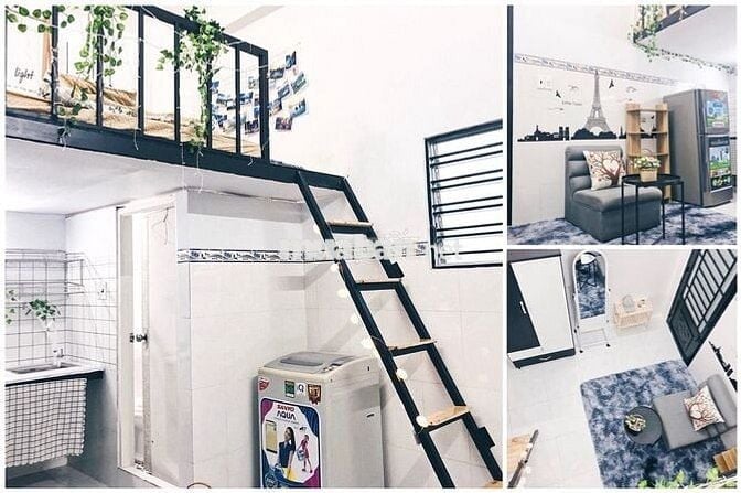 Phòng Có Gác (Duplex) Siêu Đẹp Full Nội Thất NGUYỄN OANH - HÀ HUY GIÁP