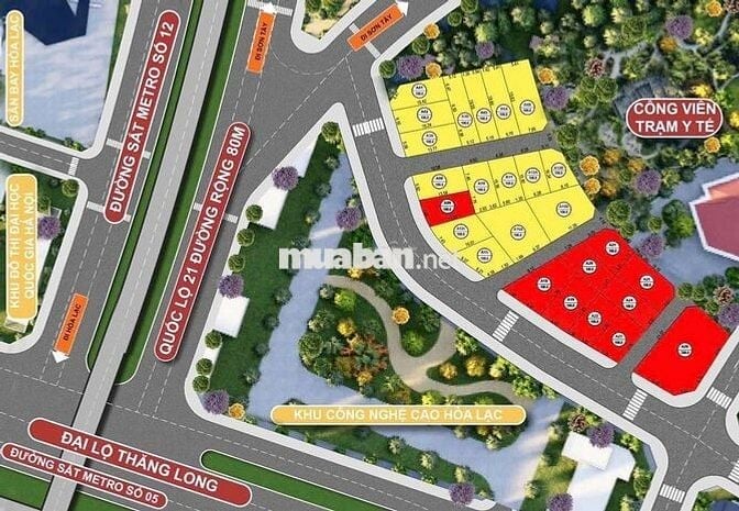 SIÊU PHẨM LÔ GÓC HÒA LẠC - 50M RA QL21A - TIỀM NĂNG PHÁT TRIỂN MẠNH...