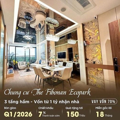 CĂN 2PN ĐẸP NHẤT THE FIBONAN 58.8m², HƯỚNG ĐÔNG BẮC, GIÁ TỐT CHỈ 4 TỶ,