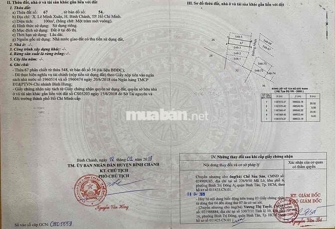 Chính chủ bán Lô ĐẤT 100m2 (5x20). Khu phân lô đồng bộ - Đường 10m có