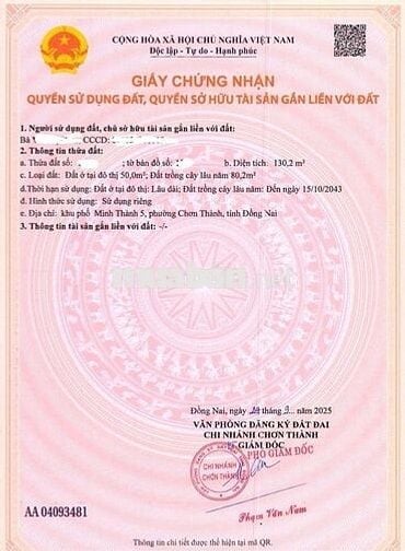 ĐẤT NỀN PHỦ HỒNG ĐẤT Ở ĐÔ THỊ (ODT)