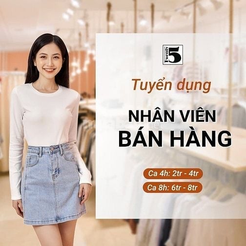 CỬA HÀNG TIỆN LỢI CẦN TUYỂN 4 NAM/NỮ LĐPT BÁN HÀNG PHỤ KHO CSKH