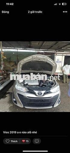 Toyota Vios 2018 1.5E MT - 120000 km