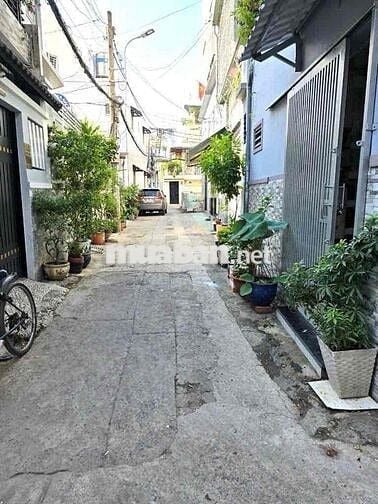 BÁN NHÀ HẺM XE HƠI TRÂN BÌNH TRỌNG, 4TẦNG ĐÚC BÊ TÔNG CÔT THÉP