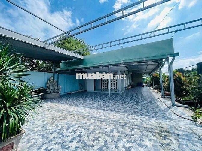 nhà mặt tiền + vườn cây ăn quả
