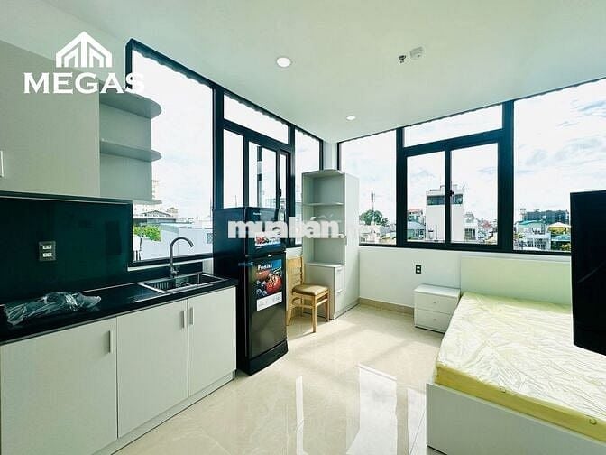 STUDIO - FULL NỘI THẤT - VIEW KÍNH SIÊU TO - MỚI XÂY NGAY LOTTE NVL