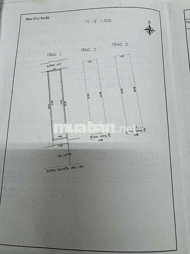 BÁN NHÀ MẶT TIỀN TRUNG TÂM ĐƯỜNG NGUYỄN VĂN LINH GẦN CẦU RỒNG