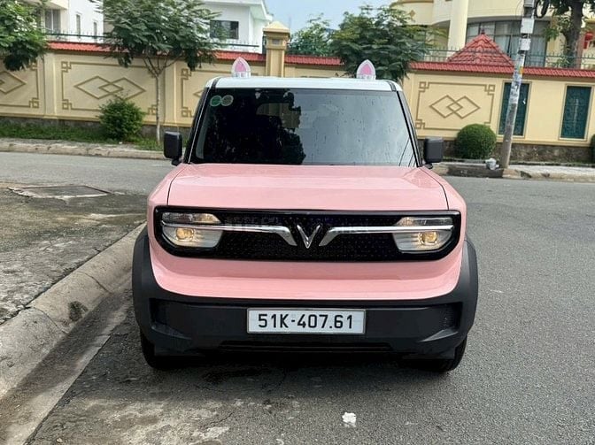 Vinfast VF3 Hồng Pink 2025 Pin thuê xe như mới