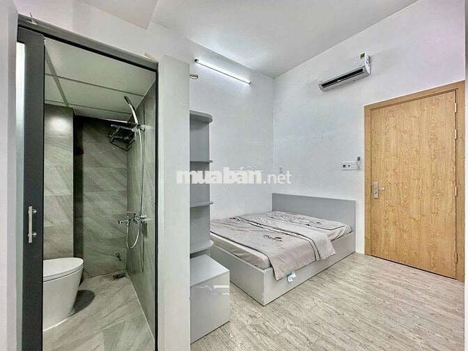 CHO THUÊ CHDV 30M2 FULL NỘI THẤT ĐƯỜNG CHU VĂN AN GẦN NGÃ TƯ HÀNG XANH