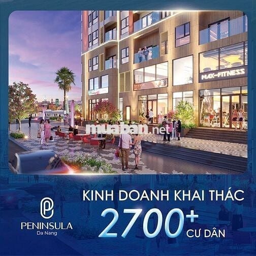 Mở shop, tiệm cà phê, spa tại khối đế mặt tiền Peninsula, phát tài lộc