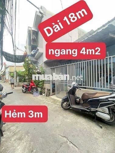 NHÀ 2 MẶT MẶT TIỀN HẺM 2640 /15 - HUỲNH TẤN PHÁT - NB .
