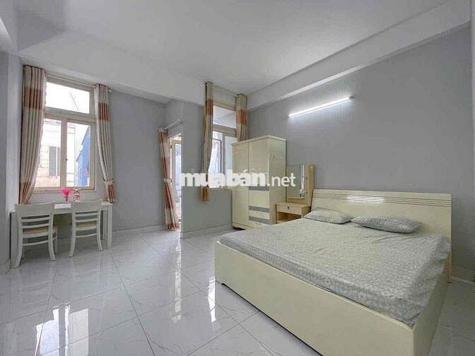 Cho Thuê Căn Hộ Studio Ban Công Thang Máy Full NT Ngay CMT8 Quận 3