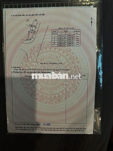 BÁN NHANH LÔ GÓC 40M2, KHU ĐẤT DV 25,2HA VÂN CANH