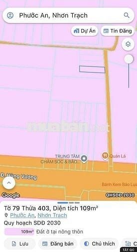 Lô đất 2 mặt tiền 1/ cách HV 30m, sát vành đai 3 và cảng Phước An