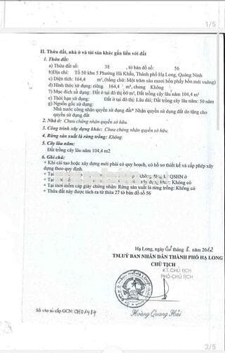 Bán đất Hà Khẩu, Quảng Ninh ô tô đỗ cửa