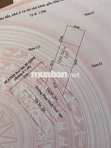 Bán gấp lô đất kinh doanh cực tốt thuận an bình dương