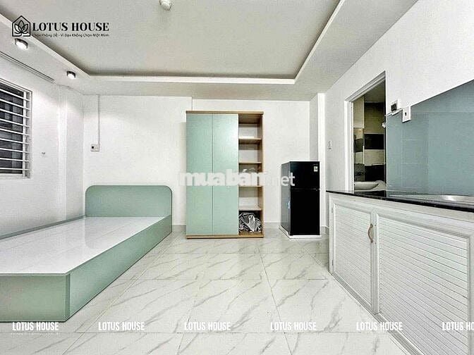 STUDIO CÓ CỬA SỔ SIÊU RỘNG RÃI THOÁNG MÁT FULL NỘI THẤT SÁT BÊN HUIT