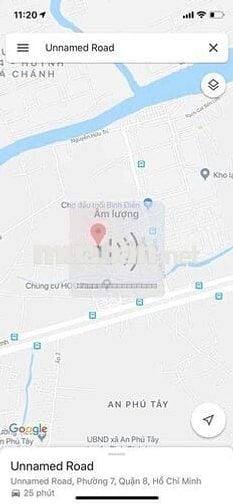 Cần bán nhà ở gần chợ Bình Điền nhà mặt tiền