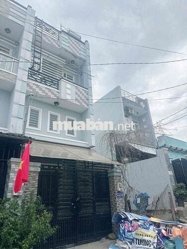 nhà mới đường 2D, 1trệt2lầu, 4PN, hẻm7m, mới sửa, sát chợ, 10tr