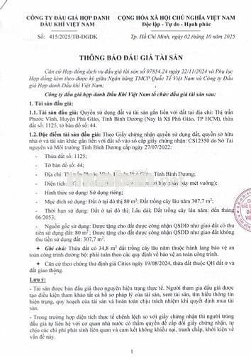 BĐS Thị trấn Phước Vĩnh, Phú Giáo, Bình Dương (Xã Phú Giáo, TP HCM)