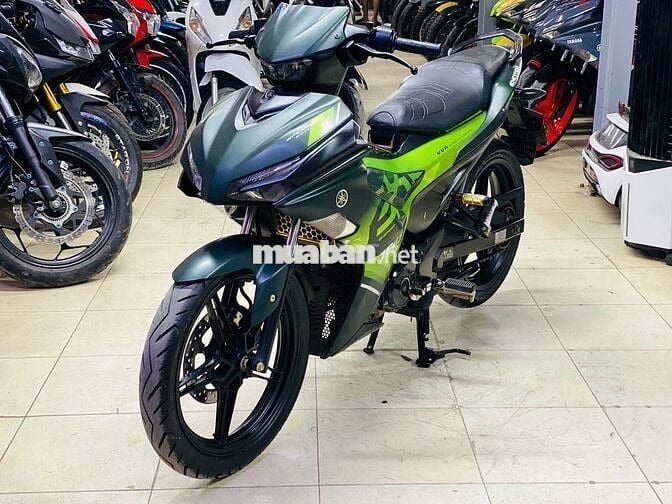 XE MÁY THỊNH PHÁT - EXCITER 155 XANH BỘ ĐỘI LƯỚT