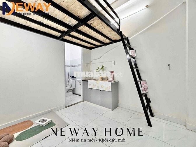 PHÒNG CÓ GÁC SẴN MÁY LẠNH MỚI XÂY NGAY GẦN NGÃ TƯ BỐN XÃ - LÊ VĂN QUƠI