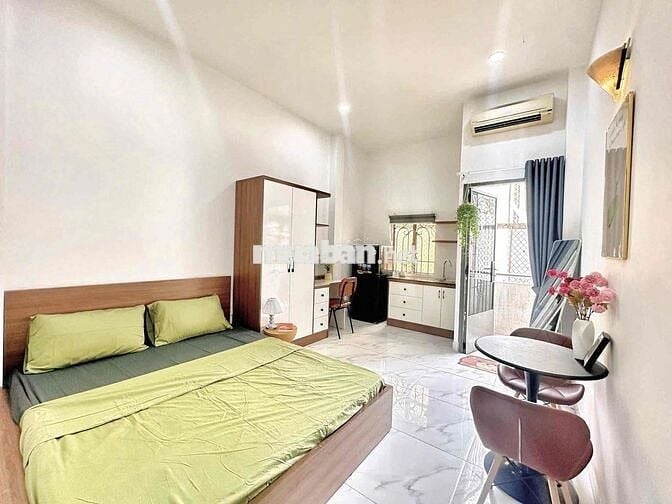 🚨Studio Balcony Full Nội Thất - Gần Ngã Tư Hàng Xanh, Chợ Bà Chiểu🚨