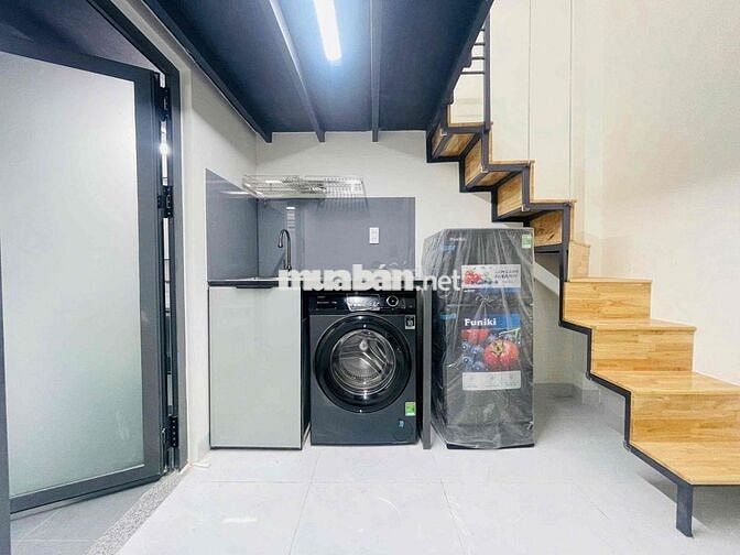 PHÒNG TRỌ FULL NỘI THẤT MÁY GIẶT RIÊNG CÁCH NTTU 5’