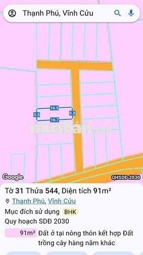 Đất hẻm Cây Dầu cạnh Khu Lavender