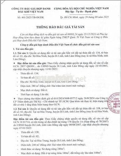 BĐS Xã Hòa Ninh, huyện Di Linh, Lâm Đồng (xã Hòa Ninh, Lâm Đồng)