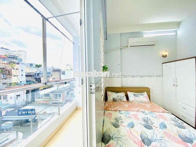 CĂN HỘ FULL NỘI THẤT BAN CÔNG THOÁNG NGAY LÊ VĂN DUYỆT GIÁP QUẬN 1