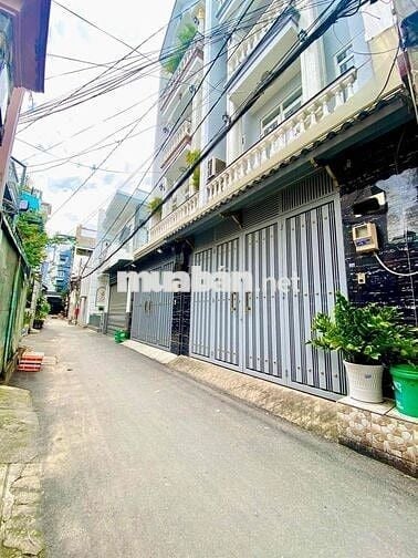 LÊN SÀN EM CHÂN DÀI 4 TẦNG NHÀ ĐẸP HẺM XE HƠI THÔNG LÊ ĐỨC THỌ GÒ VÂP