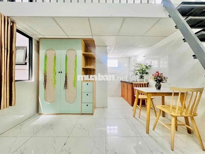Siêu phẩm duplex gác cao FULL NỘI THẤT rộng 42m2 Luỹ Bán Bích sat VHU